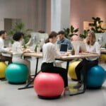 exercise ball chair